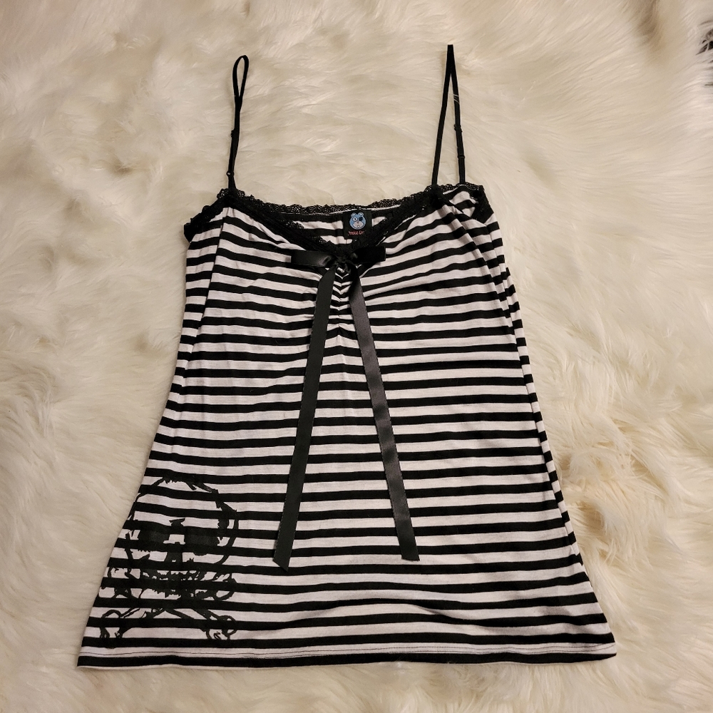 Women's goth style tank top